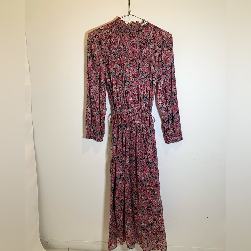Marant Etoile Dalida-Ga Dress in Raspberry